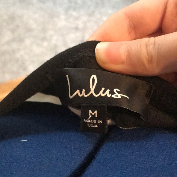 Black and white striped half sleeved lulus - Picture 5 of 6